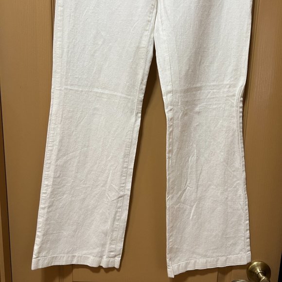 ❣️LIKE NEW❣️Dolce & Gabbana White Pants Made in Italy Size S Linen Cotto… - Picture 5 of 11